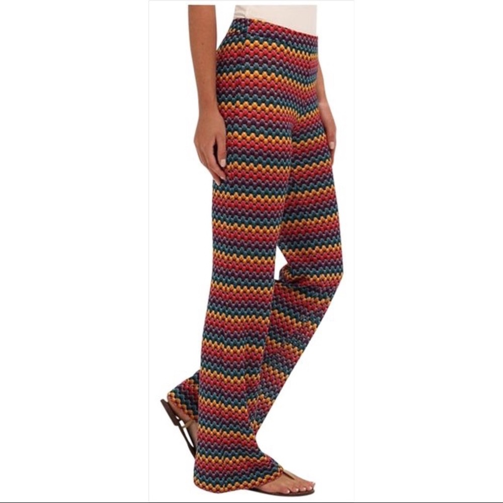NWT Trina Turk Perleen Rainbow Honeycomb Pant Size - Picture 2 of 7